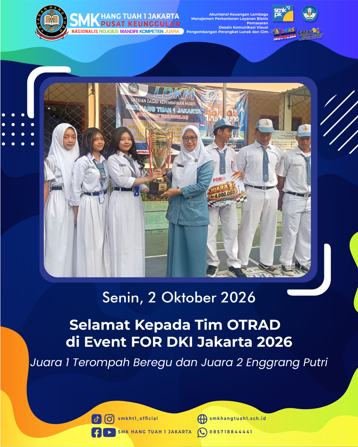 PRESTASI MEMBANGGAKAN! BANJIR JUARA DI EVENT FOR DKI JAKARTA 2026! 🏆🥇🥈