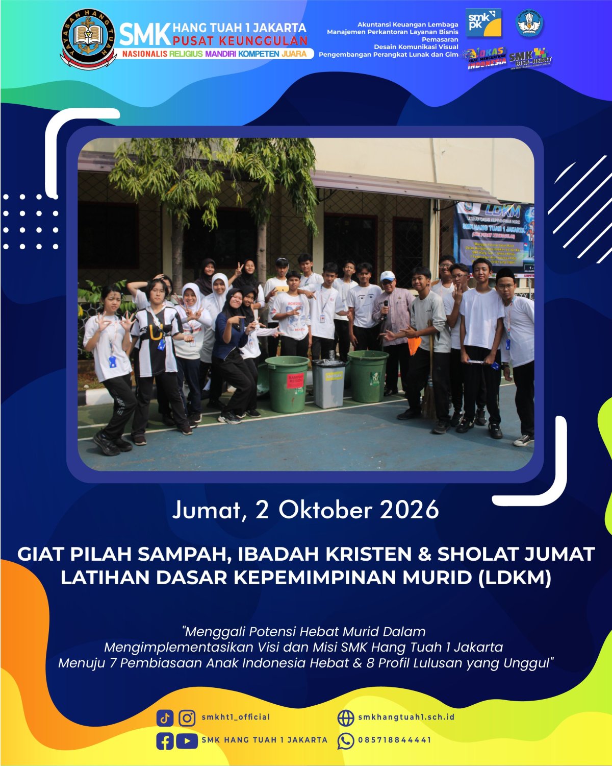 Giat Pilah Sampah, Ibadah Kristen, Sholat Jumat pada LDKM