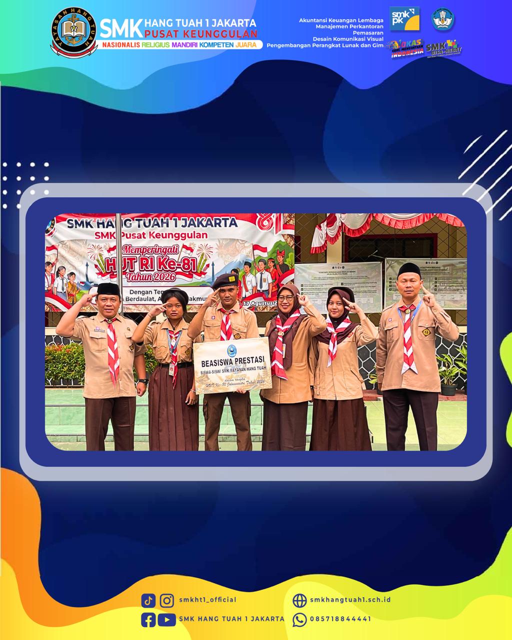 🎓 APRESIASI PRESTASI: PENYERAHAN BEASISWA DALAM RANGKA HUT KE-80 JALASENASTRI TAHUN 2026 👏✨
