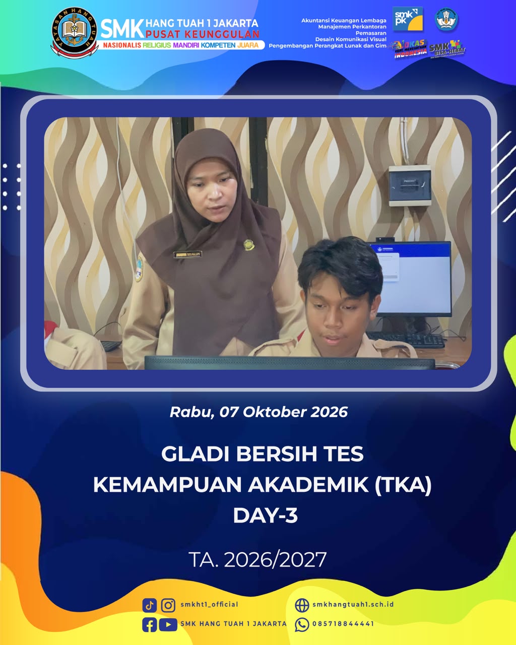 TUNTAS DENGAN OPTIMAL! SELAMAT ATAS KELANCARAN GLADI BERSIH TKA DAY-3! 