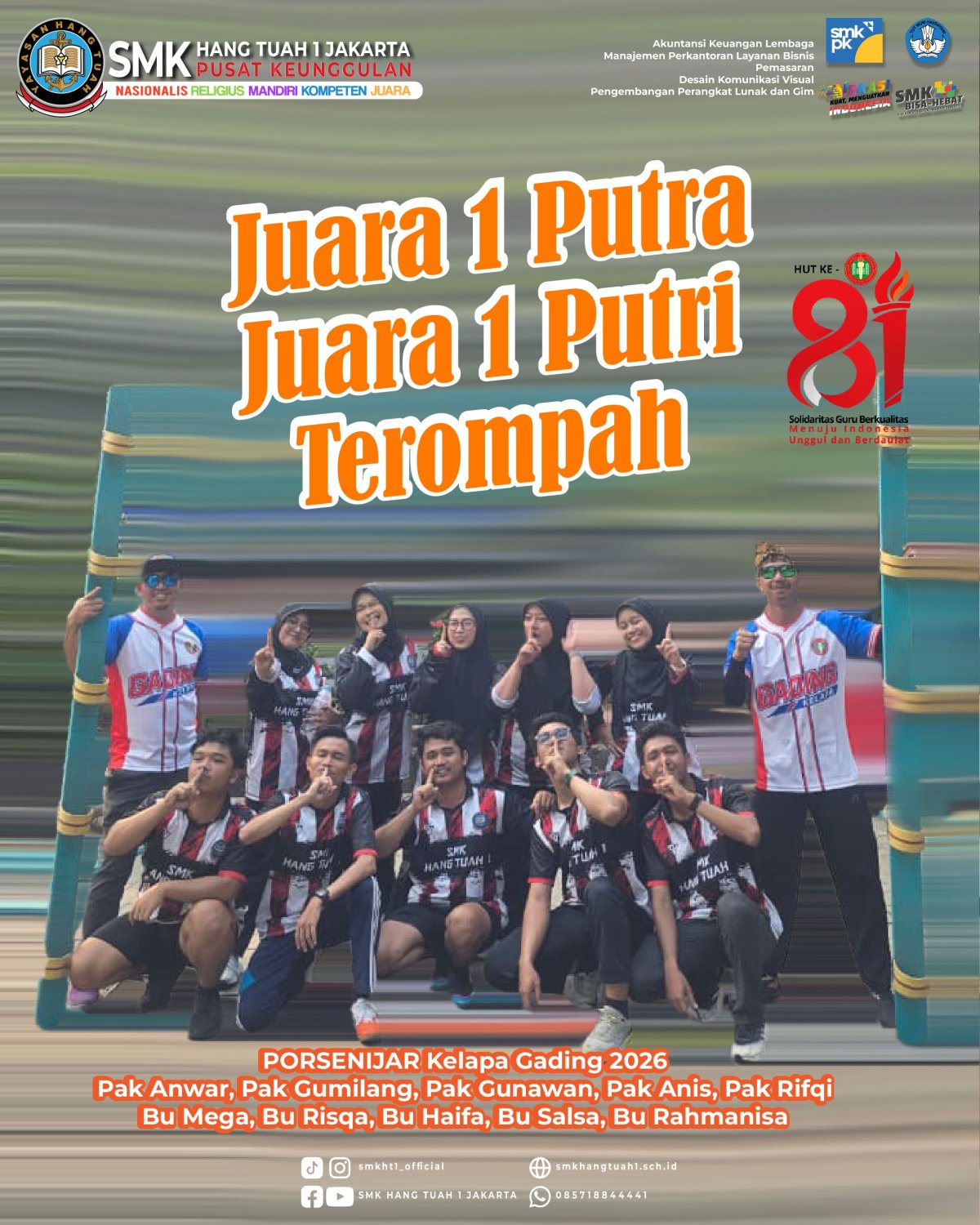 KEKOMPAKAN TANPA BUKTI, BORONG JUARA 1 TEROMPAH PUTRA & PUTRI! 🏆👣🔥